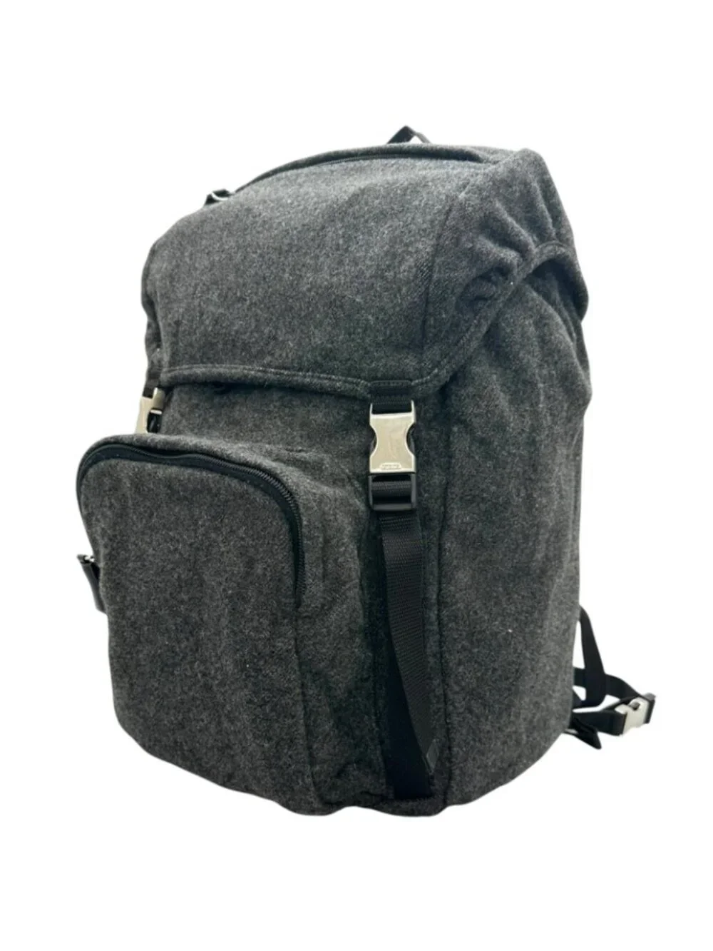 Prada Backpack Wool Gray